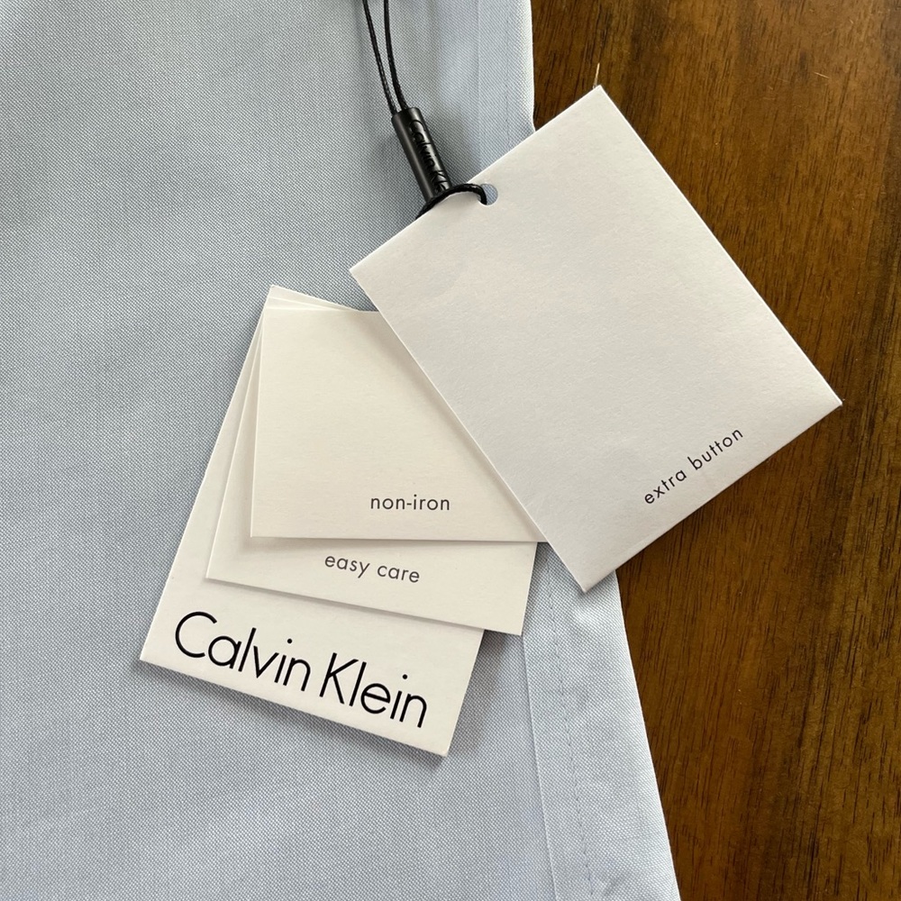 NWT Calvin Klein Button Down Sleeveless Top Shirt Blouse Size 14 - Picture 8 of 13